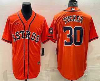 Men's Houston Astros #30 Kyle Tucker Orange With Patch Stitched MLB Cool Base Nike Jersey,We sell and wholesale Men's Houston Astros #30 Kyle Tucker Orange With Patch Stitched MLB Cool Base Nike Jersey on line form chian!